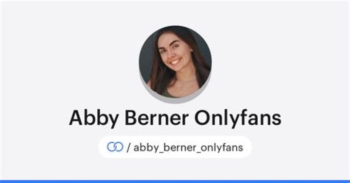 Abby Berner's OnlyFans Leaks Exposed